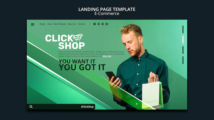 store_landingPage Dashboard